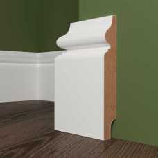 Плинтус белый Evrowood (Евровуд)