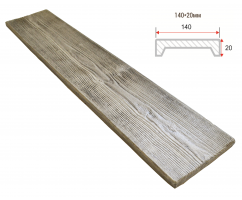 Доска декоративная Модерн Лофт 140х20мм 2,0 метра
