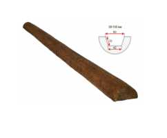 Полубревно декоративное Arno decor рустик, 50х100мм Дуб, длина 2 метра