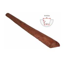 Полубревно декоративное Arno decor рустик, 50х100мм Рябина, длина 3 метра