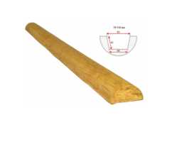 Декоративное полубревно Рустик 70*140мм Сосна, длина 1м