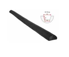 Полубревно декоративное Arno decor рустик, 50х100мм Венге, длина 3 метра