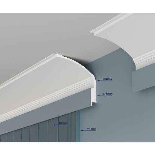 Фото Стеновая панель Cosca RP016 экополимер (156 × 12 × 2800 мм)