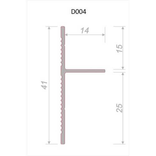 Фото Теневой профиль Decaro D004 Черный анод (15-25*14*2000)