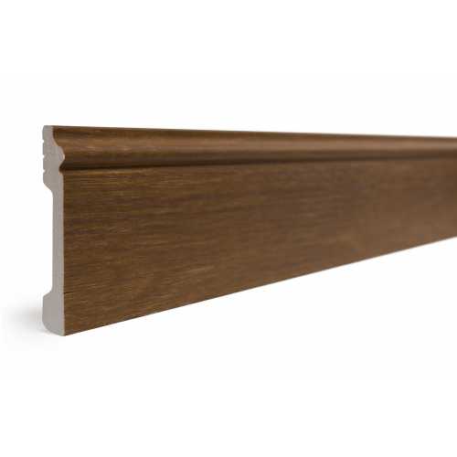 Фото Плинтус напольный, влагостойкий Decor Dizayn 005-85SH (79*13*2400)