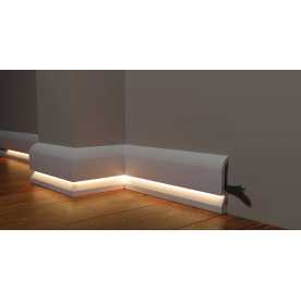 Плинтус напольный Decor Dizayn DD700 с подсветкой (100*18.1*2000) Плинтус напольный Decor Dizayn DD700 с подсветкой (100*18.1*2000)
