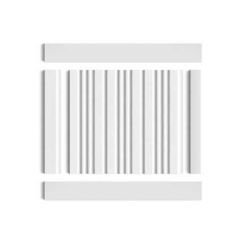 Фото Декоративная панель HIWOOD LV121 NP под покраску (120 × 12 × 2700 мм)