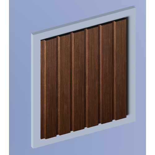 Фото Декоративная панель HIWOOD LV123 BR396 под дерево (120 × 12 × 2700 мм)