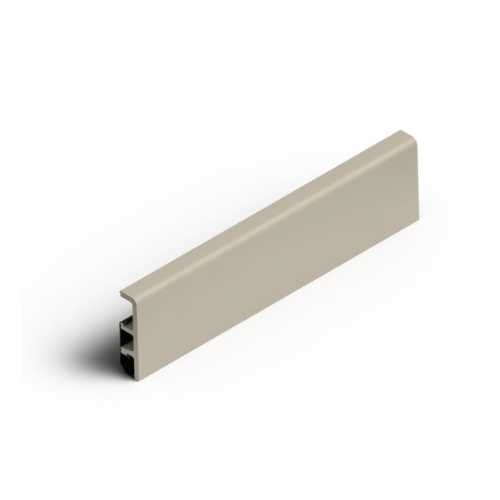 Фото Плинтус QUART вспененный ПВХ QUART, Слоновая кость 1013 (80*26.5*2200)