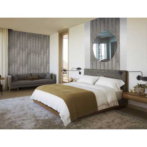 Фото Стеновые панели ПВХ Legno Санторини Серый, 166*24*2750 мм