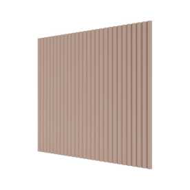 Стеновая панель квадратная МДФ Ликорн - Полосы Лиловый, 500*500*8 мм (4 шт)