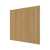 Стеновая панель квадратная МДФ Ликорн - Полосы Орех светлый, 500*500*8 мм (4 шт)