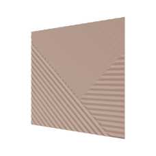 Стеновая панель квадратная МДФ Ликорн - Пирамида Лиловый, 500*500*8 мм (4 шт)