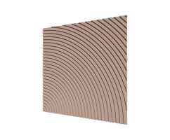 Стеновая панель квадратная МДФ Ликорн - Круги Лиловый, 500*500*8 мм (4 шт)