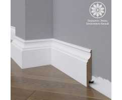 Белый плинтус напольный МДФ Madest Decor 27-100-22 крашеный (100х22х2400 мм) Белый плинтус напольный МДФ Madest Decor 27-100-22 крашеный (100х22х2400 мм)
