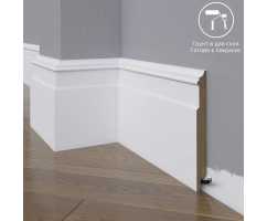 Плинтус напольный под покраску 26-150-18 Madest Decor MDF (150х18х2400 мм)