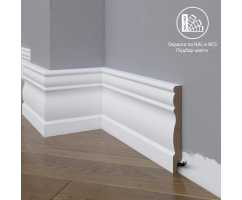 Плинтус напольный МДФ Madest Decor 24-120-18 крашеный по RAL/NCS (120х18х2400 мм)