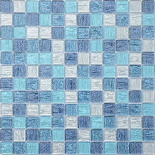 Фото Мозаика стеклянная Caramelle Silk Way Royal Jacquard 23х23 (298х298х4 мм)