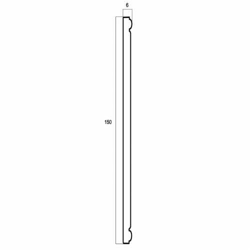 Фото Панель Скандинавия 150 мм, крем