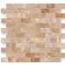 Маленькое фото Мозаика из натурального камня Caramelle Emperador Light POL 48х23 (298х298х4 мм)