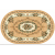 Ковер Merinos Laguna 5444 Beige 1,50*1,90 овал