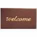 Маленькое фото Коврик придверный пористый Коричневый  Welcome 0,4*0,6 м