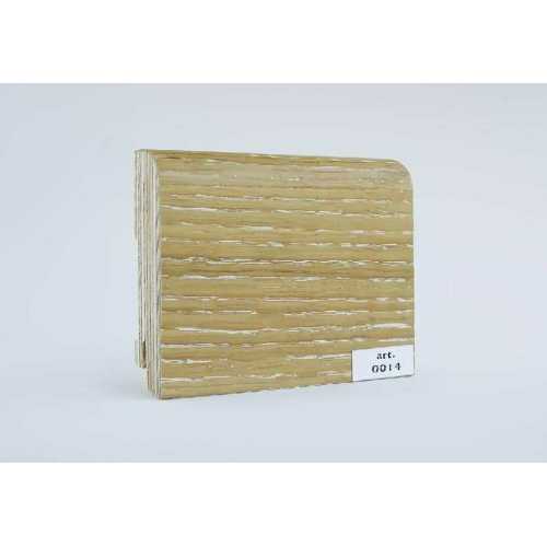 Фото Плинтус напольный шпонированный Finitura Дуб арт.014, 120*15 мм (фигурный)