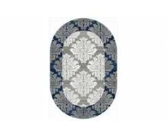 Ковер Merinos Silver d213 GRAY-BLUE 0,80*1,50 овал