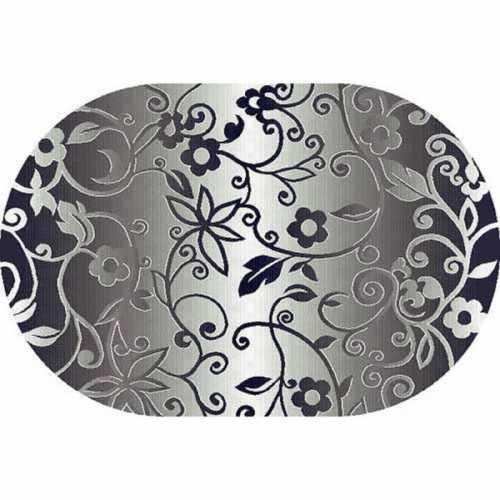 Фото Ковер Merinos Silver d214 GRAY 0,80*1,50 овал