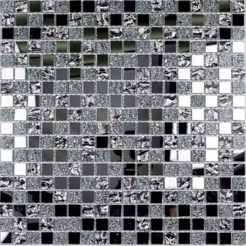 Фото Мозаика стеклянная Bonaparte Mirror 15х15 (300х300х8 мм)