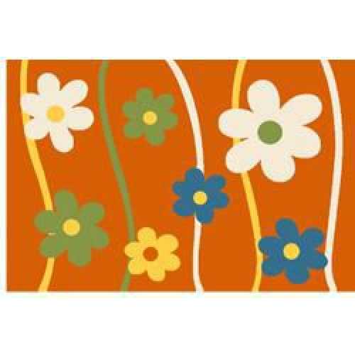 Фото Ковер Merinos Crystal 1021 Orange 1,20*1,80