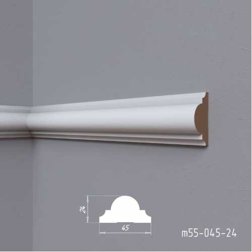 Фото Молдинг MDF крашеный RAL/ NCS Madest Decor M55-045-24