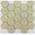 Мозаика из керамогранита Caramelle Nuvola beige 37х64 (267х308х10 мм)