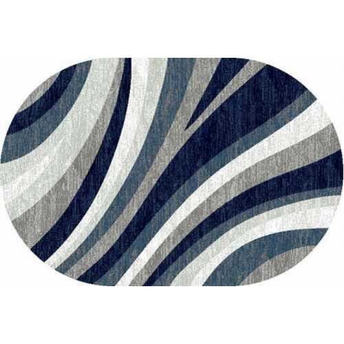 Фото Ковер Merinos Silver d234 GRAY-BLUE 0,80*1,50 овал