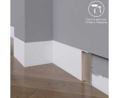Плинтус MDF 25-090-08 под покраску (вставка в скрытый плинтус) Плинтус MDF 25-090-08 под покраску (вставка в скрытый плинтус)