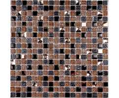Мозаика стеклянная Bonaparte Crystal brown 15х15 (300х300х8 мм) Мозаика стеклянная Bonaparte Crystal brown 15х15 (300х300х8 мм)