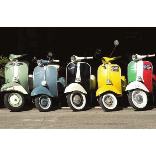 Фото Панно из бамбука Vespa5, 900*1360мм