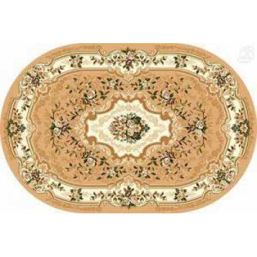 Фото Ковер Merinos Laguna d224 BEIGE ОВАЛ 1,80*3,50