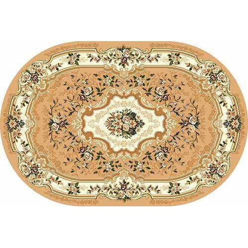 Фото Ковер Merinos Laguna d017 BEIGE ОВАЛ 0,80*1,50