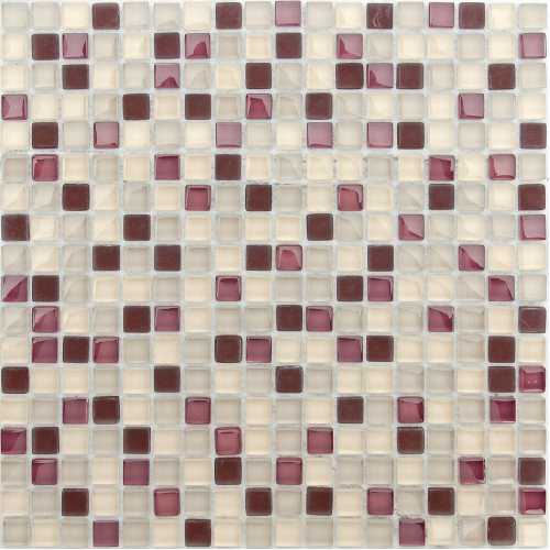 Фото Мозаика стеклянная Caramelle Naturelle Elbrus 15х15 (305х305х4 мм)