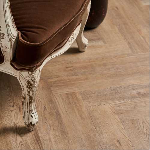 Фото Плитка ПВХ Vinilam Herringbone Северный Паркет IS11133, 43 класс (720х120х6.5 мм)