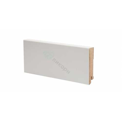 Фото Плинтус напольный МДФ Ликорн Светло-серый К-06 (80х16х2050 мм)