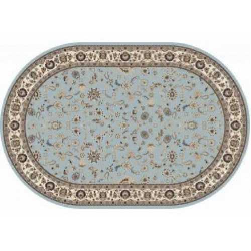 Фото Ковер Merinos Valencia Deluxe d251, L.Blue-Brown 2,00*4,00 овал