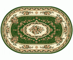 Ковер Merinos Laguna 5444 GREEN  1,50*1,90 овал