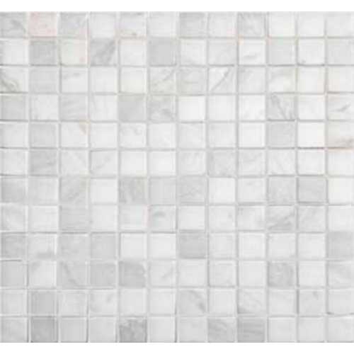 Фото Мозаика из натурального камня Caramelle Dolomiti bianco POL 23х23 (298х298х7 мм)