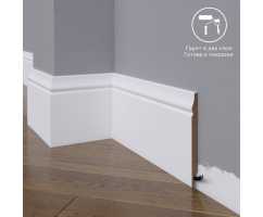 Плинтус напольный под покраску 04-120-10 Madest Decor MDF (120х10х2400 мм) Плинтус напольный под покраску 04-120-10 Madest Decor MDF (120х10х2400 мм)