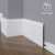 Плинтус напольный под покраску 04-120-10 Madest Decor MDF (120х10х2400 мм)