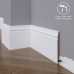 Маленькое фото Плинтус напольный под покраску 04-120-10 Madest Decor MDF (120х10х2400 мм)
