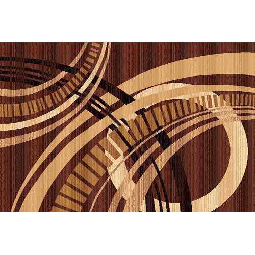 Фото  Ковер Merinos Laguna d284 BROWN 1,80*2,50 м овал