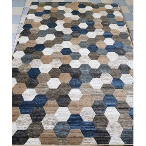 Фото  Ковер Merinos Matrix D579 BEIGE-BLUE 2,00*2,90
